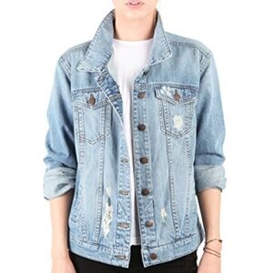 STS Blue Oversize Boyfriend Denim Jacket, XS